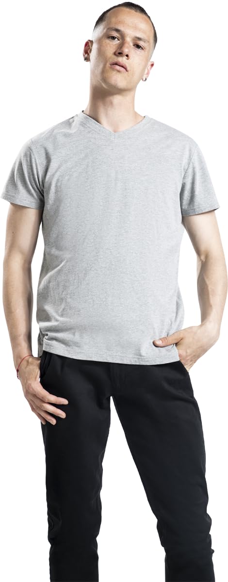 red-by-emp-herren-basic-t-shirt-schwarz-grau image 2