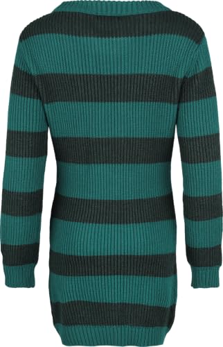 red-by-emp-strickpullover-damen-rundhals-t-rkis-gestreift-gr-l image 8