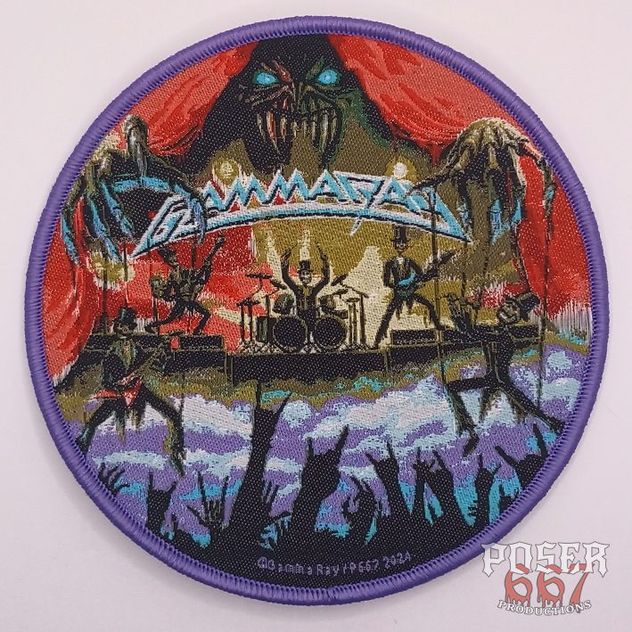 gamma-ray-heading-east-patch-rund-9-cm-schwarzer-rand image 2