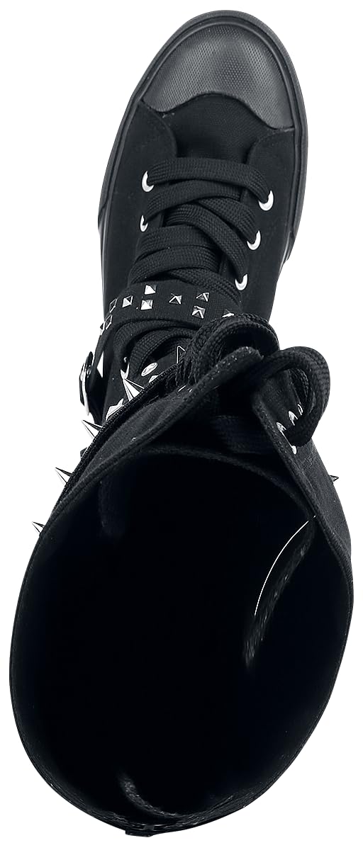 black-premium-sneaker-unisex-schwarz-nieten-gr-43-45 image 8