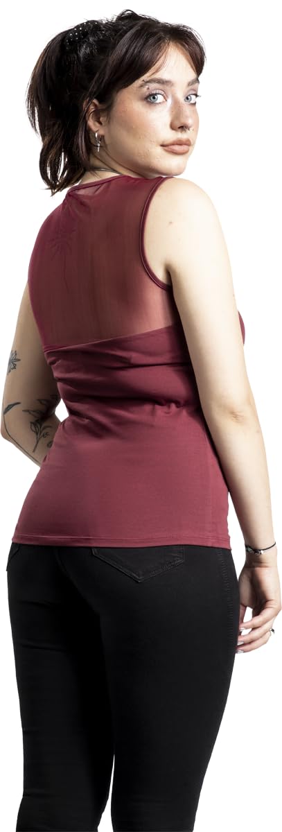 red-by-emp-top-mit-spitze-damen-top-bordeaux-gr-e-l image 5