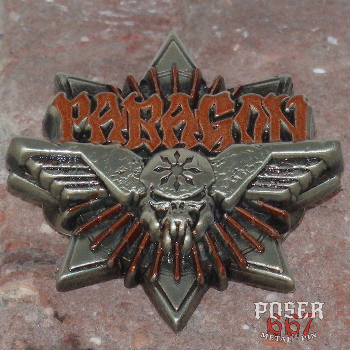poser667-paragon-3d-metal-pin-antik-silber-mit-kupfer image 2