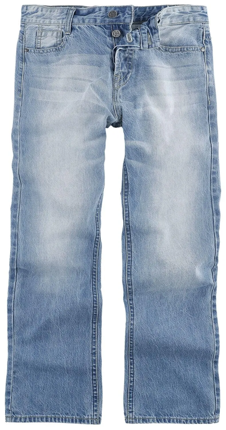 black-premium-vintage-jeans-hellblau-herren-30w-32l image 1