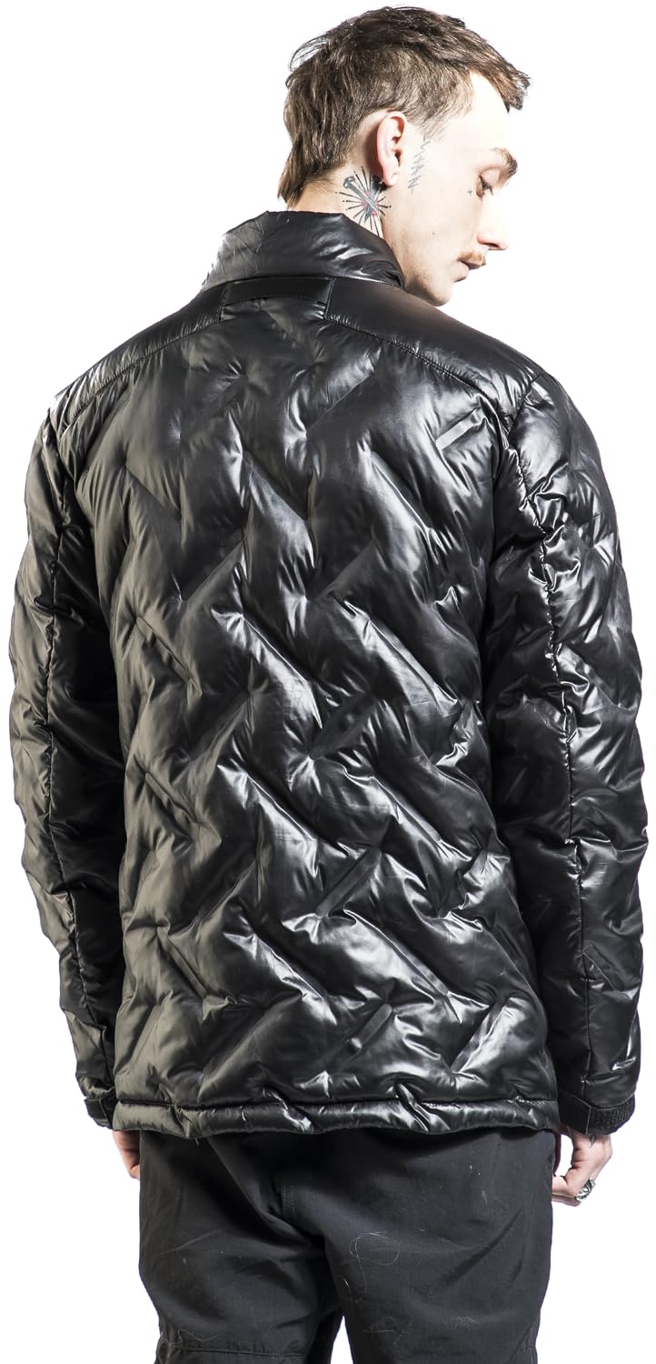 red-by-emp-bergangsjacke-herren-schwarz-stepp-optik image 6
