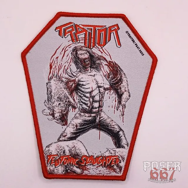 poser667-patches-traitor-teutonic-slaughter-sarg-patch-12-cm image 1
