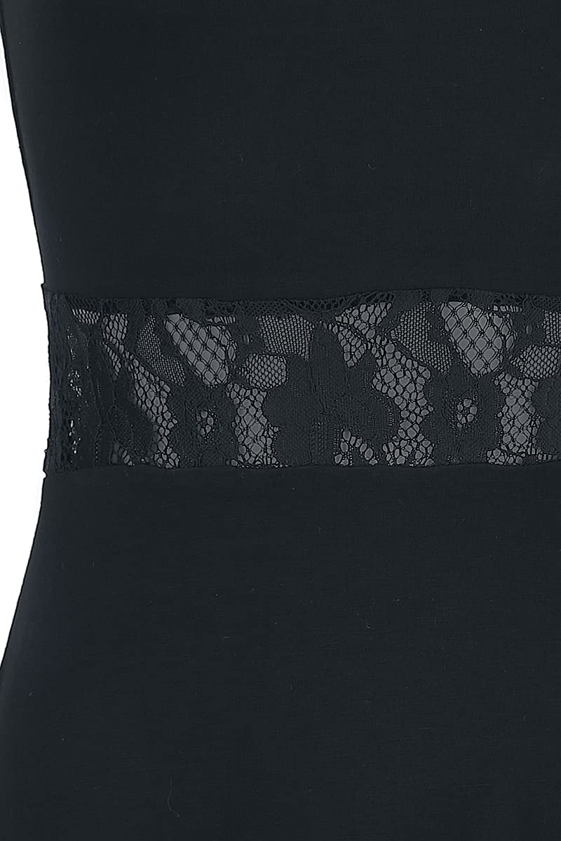 black-premium-by-emp-vokuhila-kleid-spitze-schwarz image 5