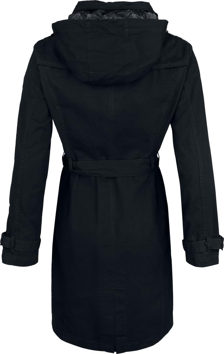black-premium-by-emp-mantel-mit-kapuze-schwarz-gr-e-m image 4