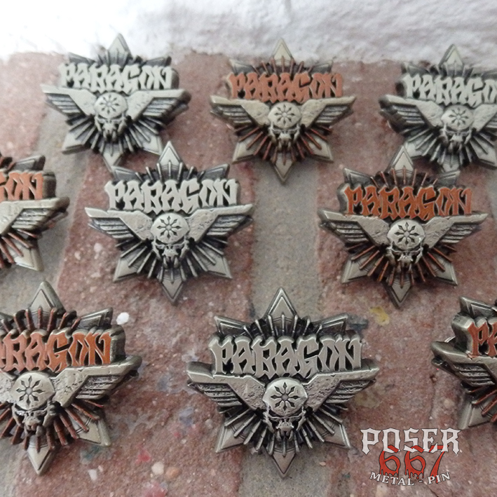 poser667-paragon-3d-metal-pin-antik-silber-mit-kupfer image 4