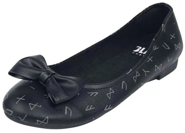 black-premium-by-emp-schwarze-ballerinas-schleife-print-39 image 1