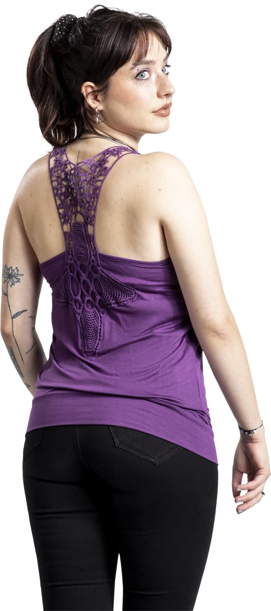 red-by-emp-laced-racerback-damen-top-violett image 6