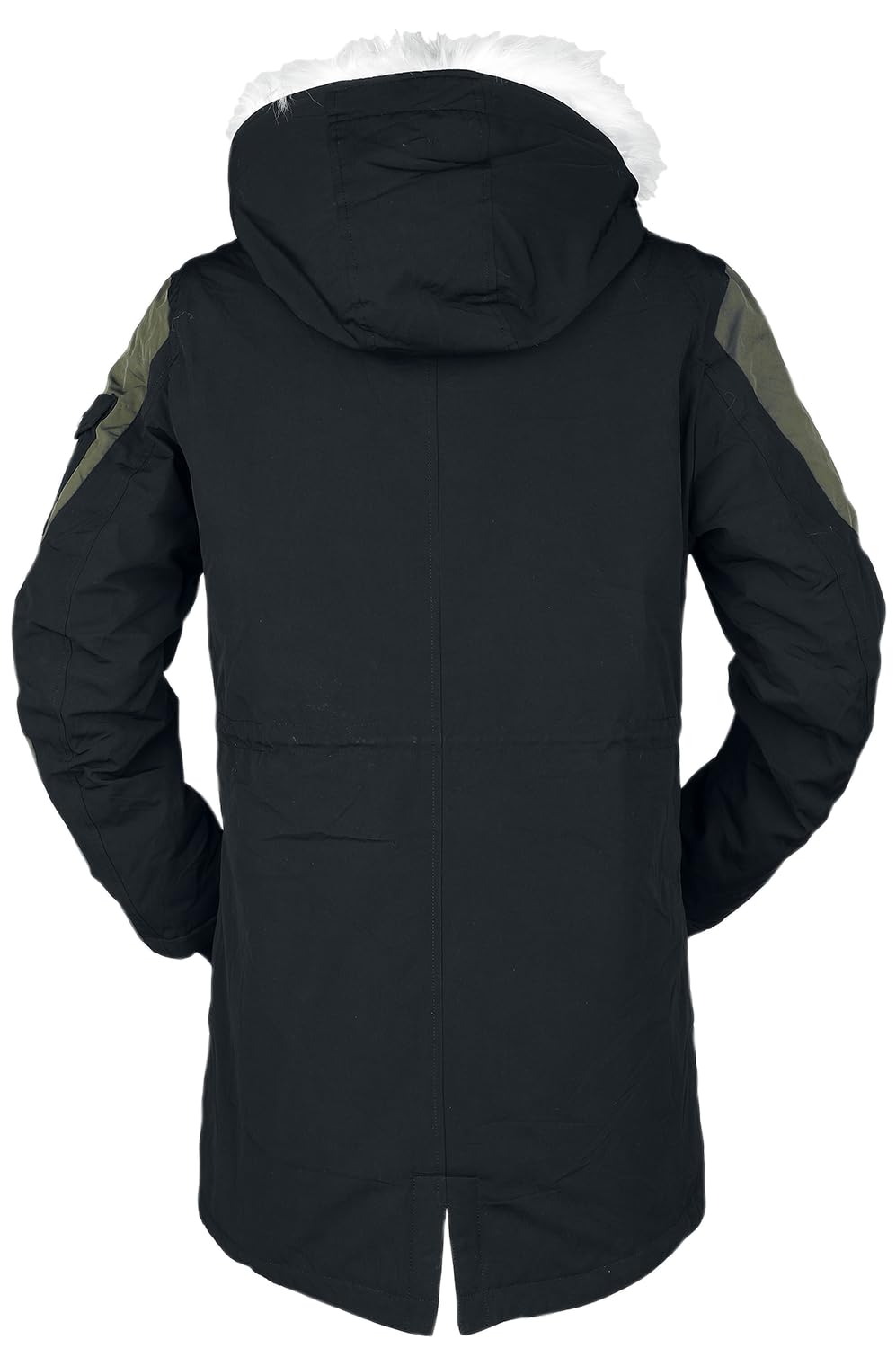 black-premium-by-emp-schwarz-gr-ne-winterjacke-kunstfell-herren image 4