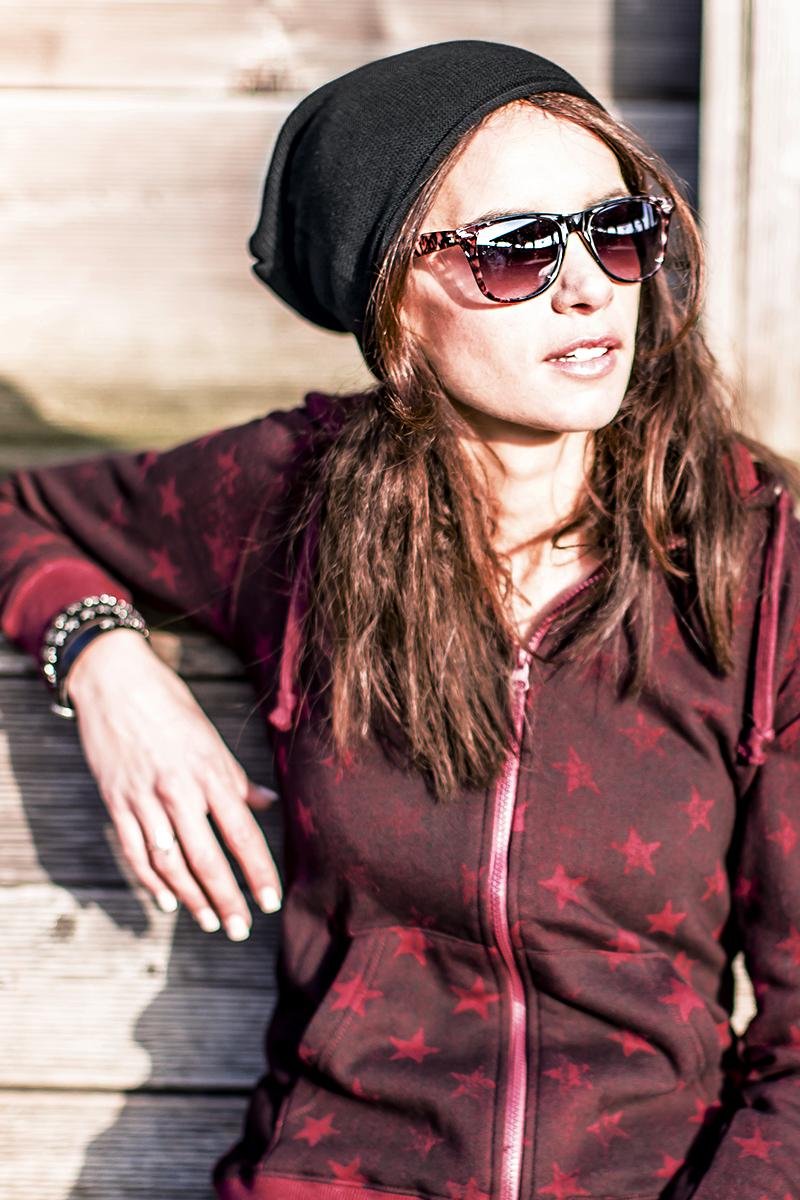 black-premium-beanie-unisex-schwarz-basic-m-tze image 4