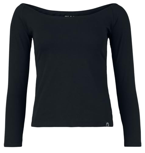 black-premium-by-emp-schwarzes-langarmshirt-u-boot-damen image 6
