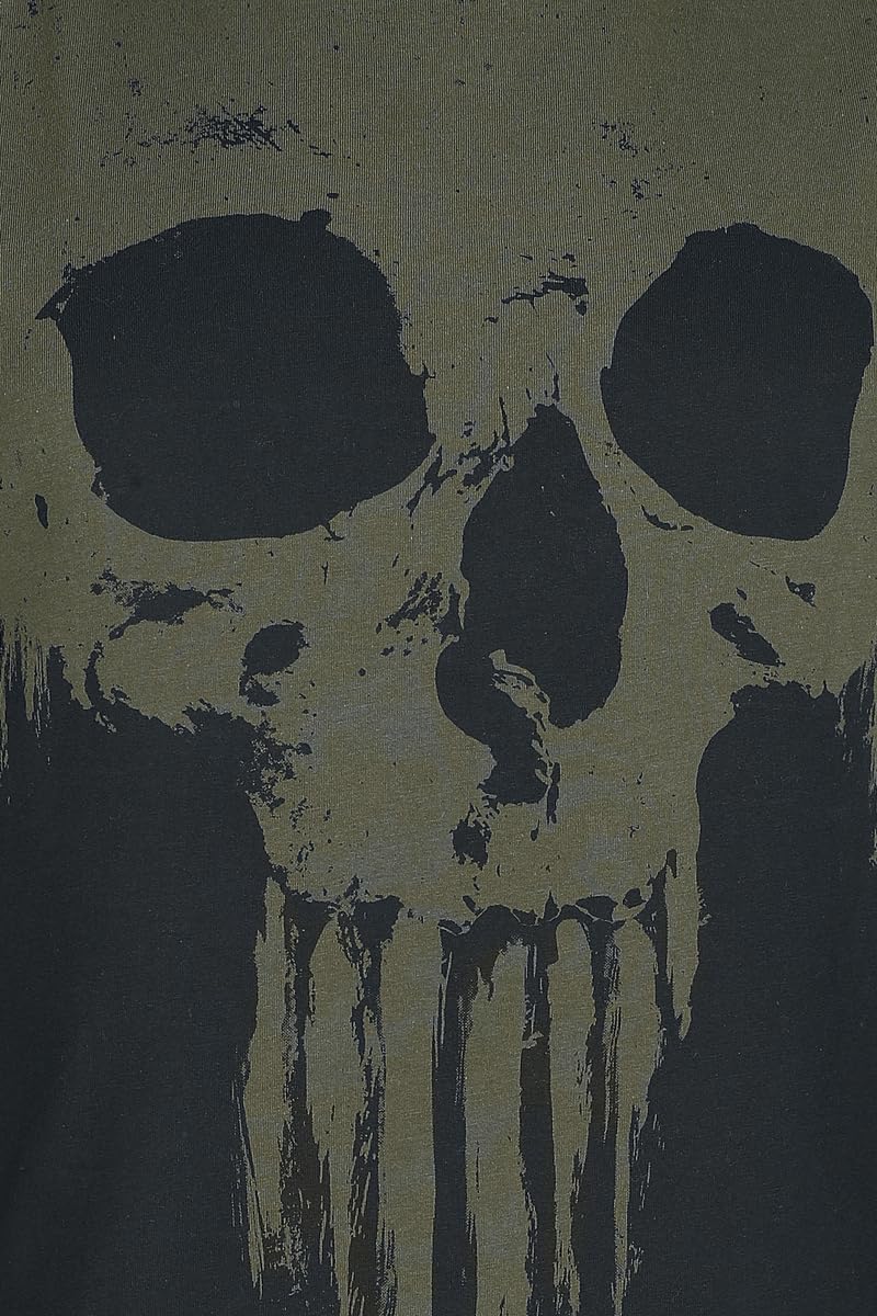 black-premium-by-emp-tank-top-herren-skull-print-schwarz-oliv image 4