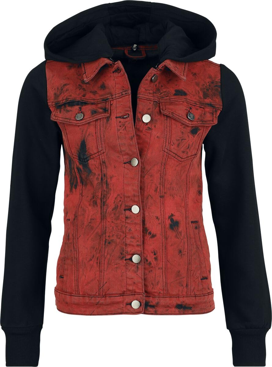 red-by-emp-jacken-jacke-damen-rot-m-kapuze-sweat image 1
