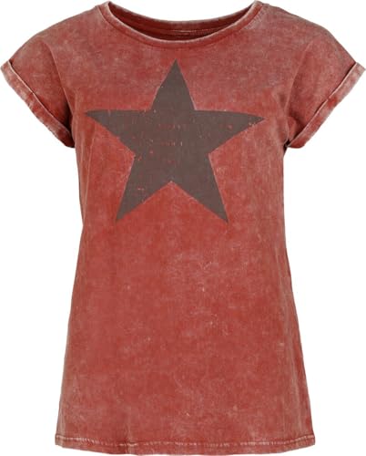 red-by-emp-damen-t-shirt-rot-sternenprint-kurzarm-gr-m image 4