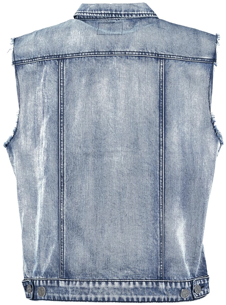 black-premium-by-emp-jeansweste-herren-m-rmellos-blau image 2