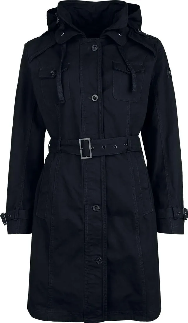 black-premium-by-emp-mantel-mit-kapuze-schwarz-gr-e-m image 1