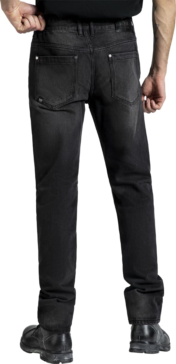 black-premium-by-emp-herren-jeans-schwarz-medium-rise-gerader-schnitt image 7