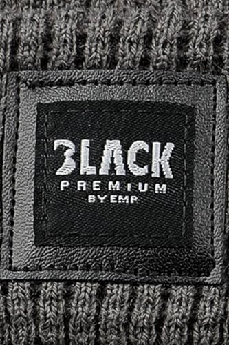 black-premium-by-emp-beanie-m-tze-unisex-grau image 8