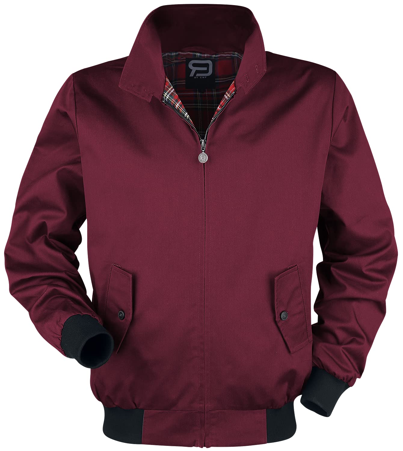 red-by-emp-herren-bomberjacke-bordeaux-gr-e-m-stehkragen image 4