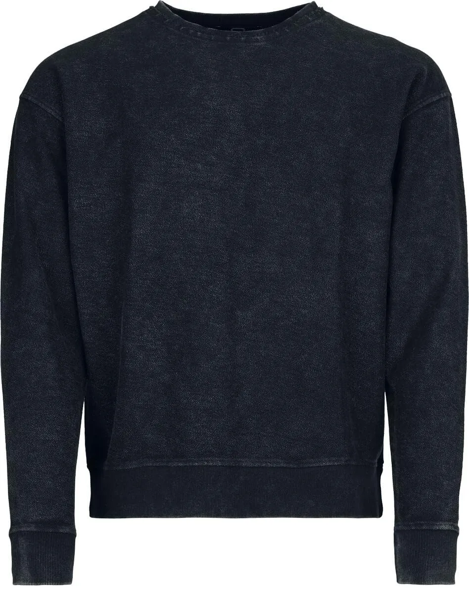 red-by-emp-pullover-herren-sweatshirt-schwarz-gr-l-rundhals image 1
