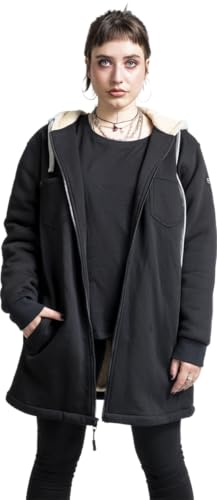 red-by-emp-damen-kapuzenjacke-schwarz-teddyfutter-gr-m image 7