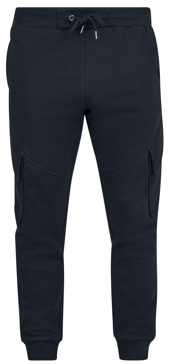 red-by-emp-herren-jogginghose-schwarz-basic-mit-taschen image 1