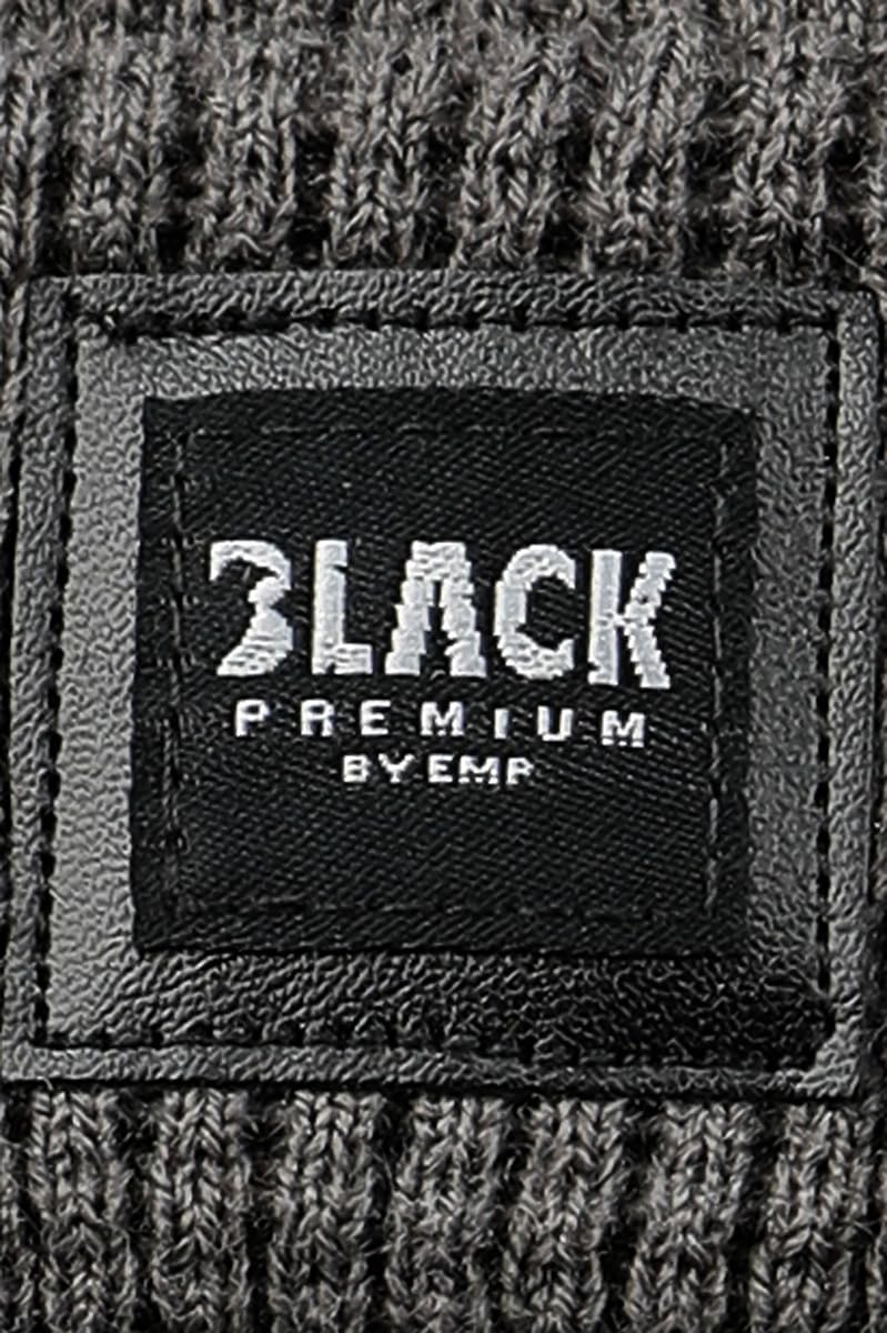 black-premium-by-emp-beanie-m-tze-unisex-grau image 4