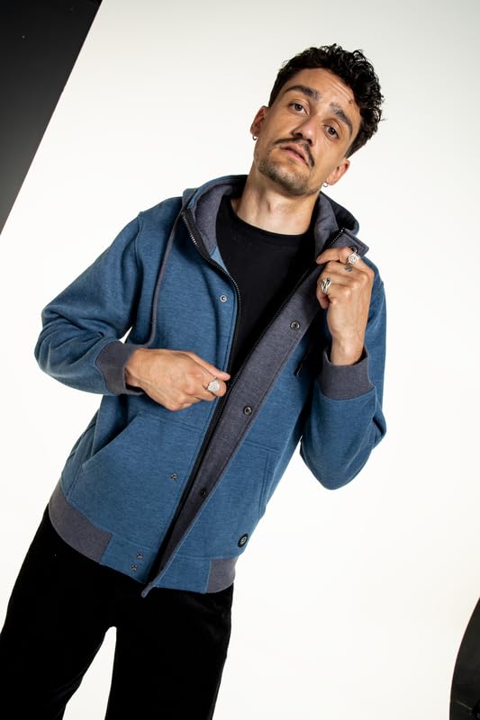 red-by-emp-double-closure-sweatjacket-herren-kapuzenjacke-blau-l image 7