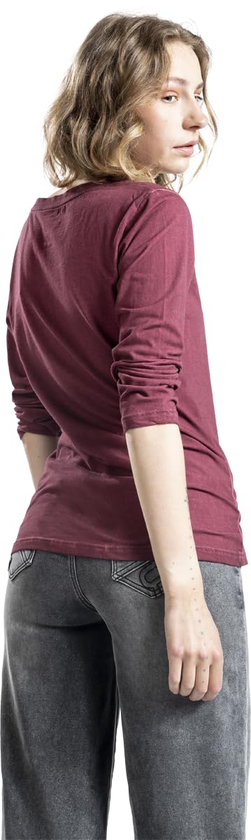 red-by-emp-longsleeves-damen-3-4-shirt-bordeaux-m image 5