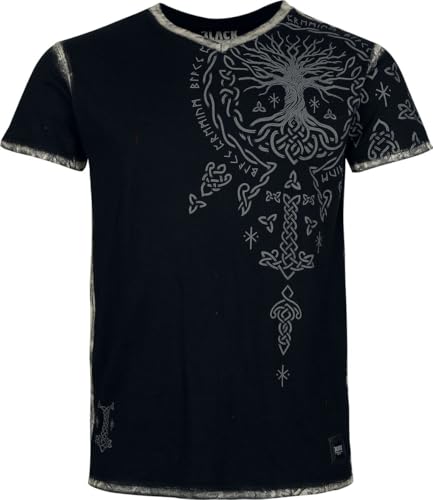 black-premium-by-emp-t-shirt-front-backprint-herren-schwarz image 7