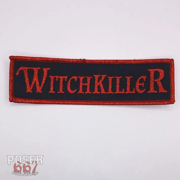 poser667-patches-witchkiller-logo-patch-12-cm-metallic image 1