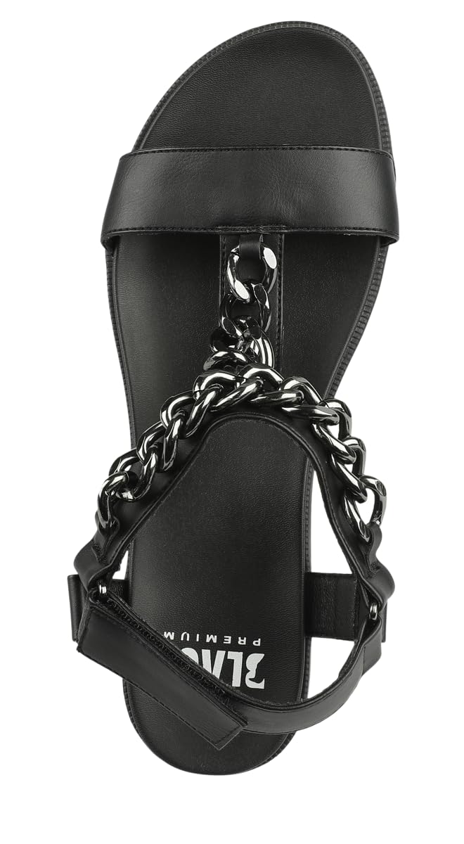 black-premium-by-emp-sandalen-damen-schwarz-mit-ketten image 6