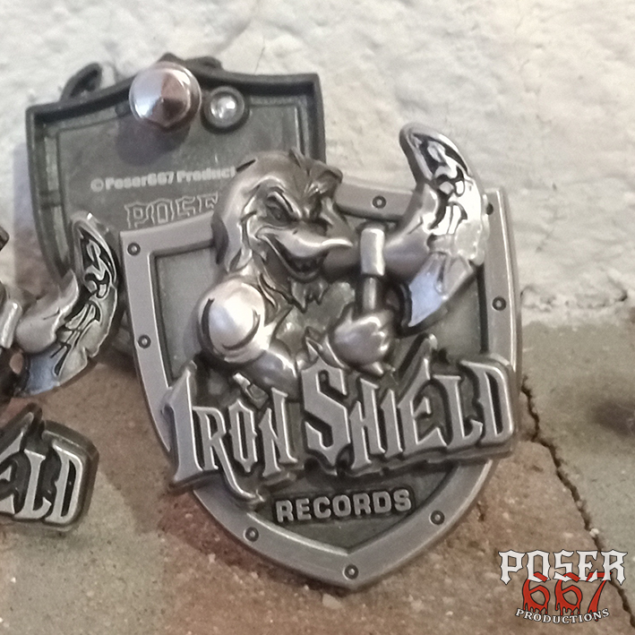 iron-shield-records-3d-metallpin-antiksilber-duck image 7