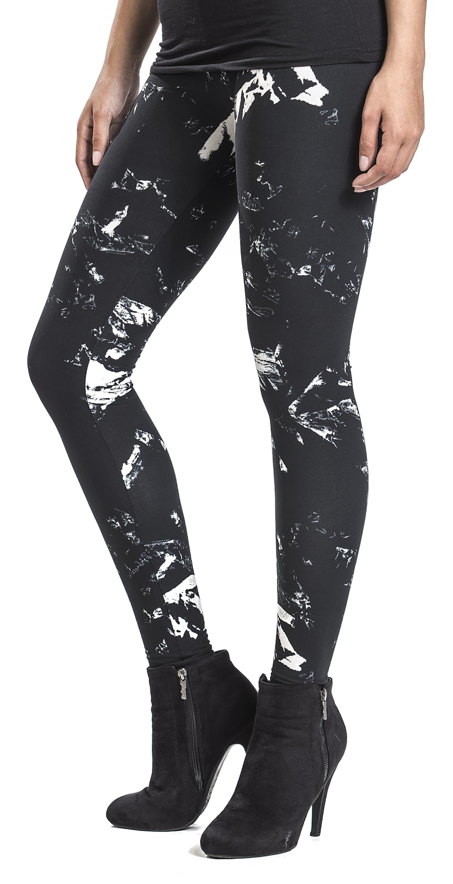 black-premium-by-emp-damen-leggings-schwarz-gr-e-s-allover-print image 6