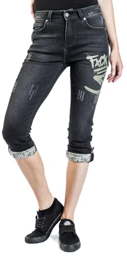 red-by-emp-3-4-jeans-damen-dunkelgrau-graffiti image 7
