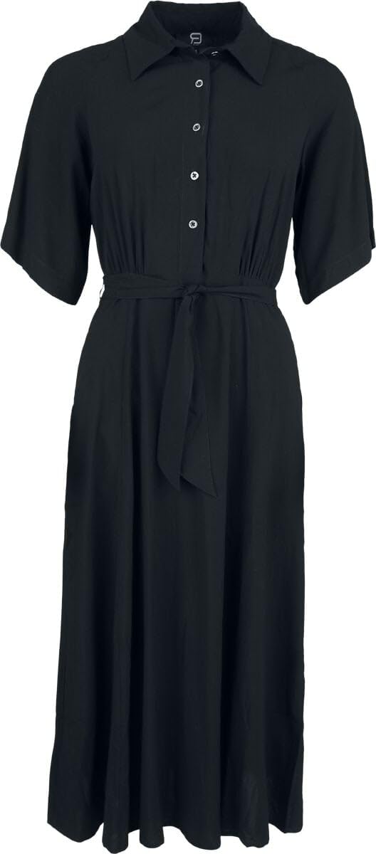 red-by-emp-kleid-damen-schwarz-lang-g-rtel-gr-e-l image 1