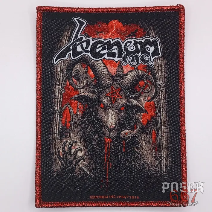 venom-inc-satan-s-goats-patch-aufn-her-11-cm-metallic-rot image 1