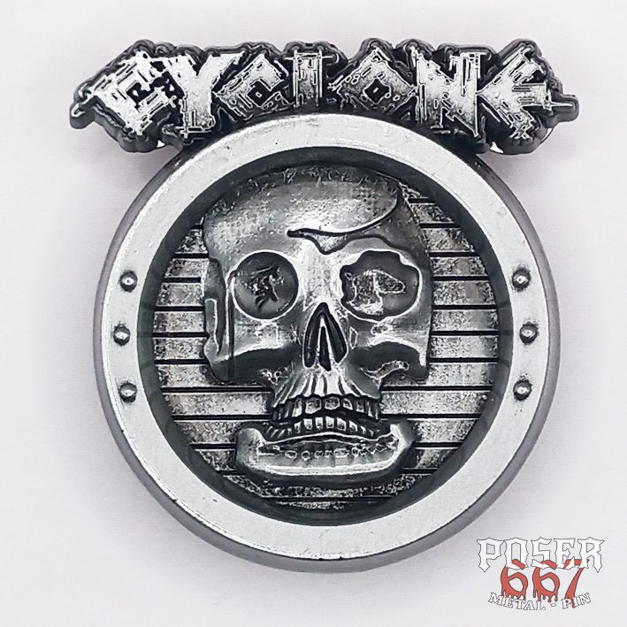 poser667-cyclone-brutal-destruction-3d-pin-5-cm-silber image 1