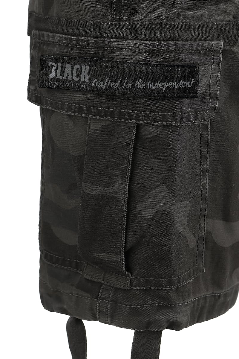 black-premium-by-emp-cargo-shorts-damen-schwarz image 7