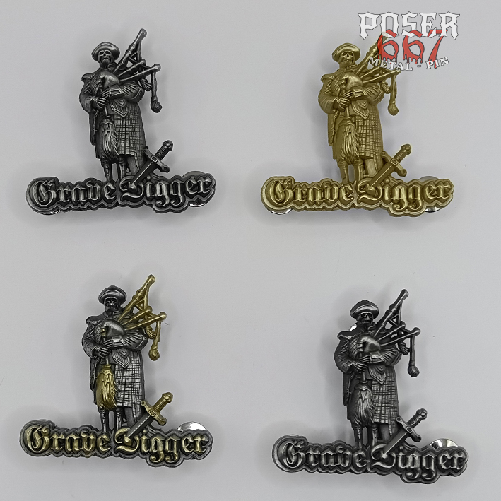 poser667-grave-digger-tunes-of-war-3d-pin-5-cm-antik image 2