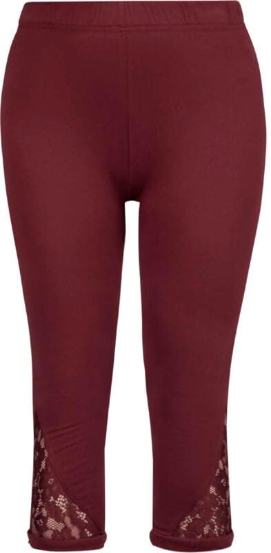 red-by-emp-leggings-mit-spitze-damen-rot-gr-m image 5