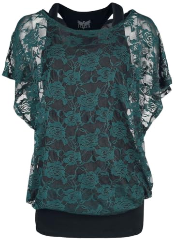 black-premium-top-schwarz-gr-ne-spitze-t-shirt-4xl image 5