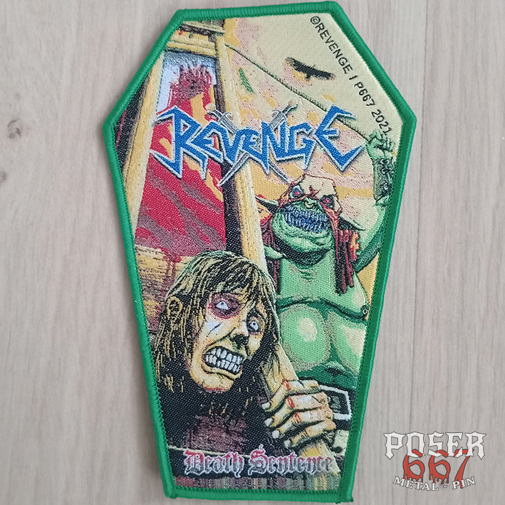 revenge-death-sentence-patch-aufn-her-sarg-12-cm image 2