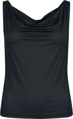 black-premium-by-emp-damen-top-schwarz-basic-mit-glitzereffekt image 6