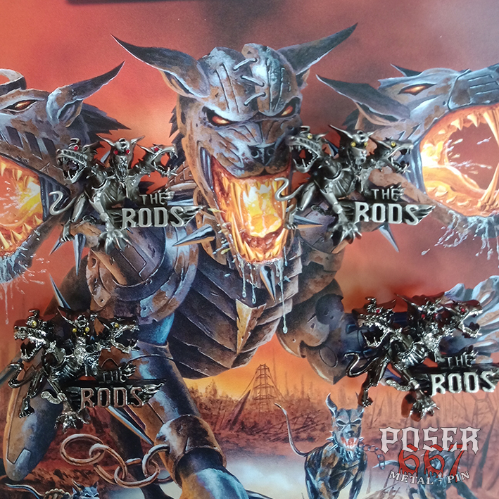 the-rods-brotherhood-of-metal-3d-pin-antik-silber-rote-augen image 5