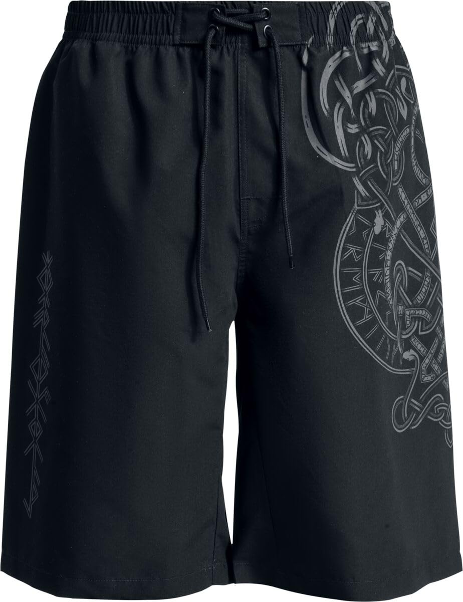 black-premium-by-emp-badeshort-celtic-snake-schwarz-herren image 1