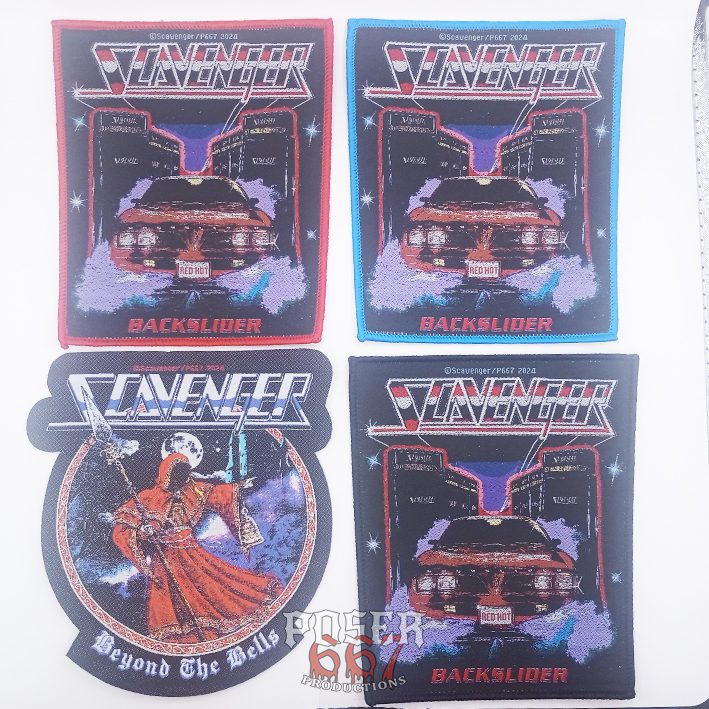 poser667-scavenger-backslider-patch-schwarz-11cm image 2