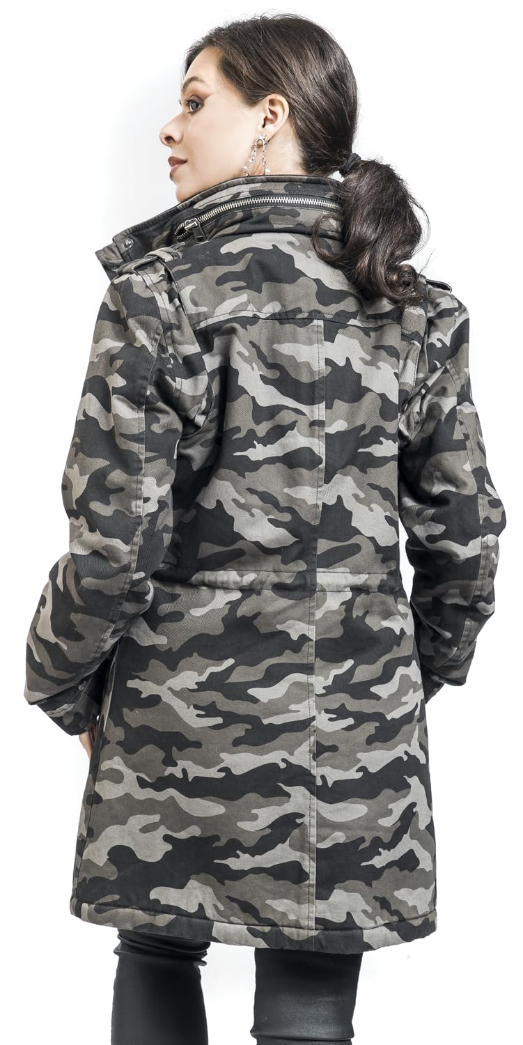 black-premium-by-emp-winterjacke-damen-camouflage-teddyfutter image 7